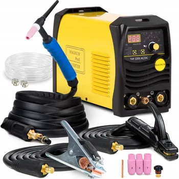 Svářečka Svářecí souprava TIG MAGNUM THF 220S AC/DC puls hliník 200A 60%