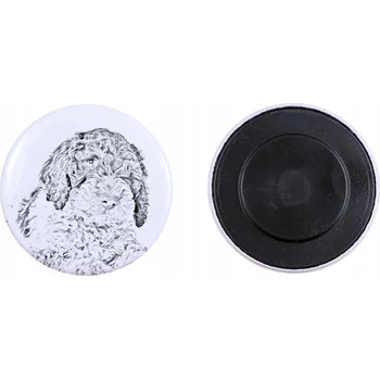 Obraz Lagotto Romagnolo - magnet s psím mazlíčkem, extra lehký, silný magnet,