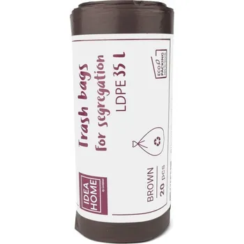 Pytle na odpadky Sáčky na bioodpad Idea Home 35 l 20 ks