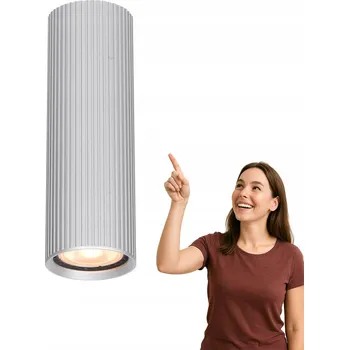 Stropní svítidlo přisazené Italux 10 W GU10 5 cm šedé