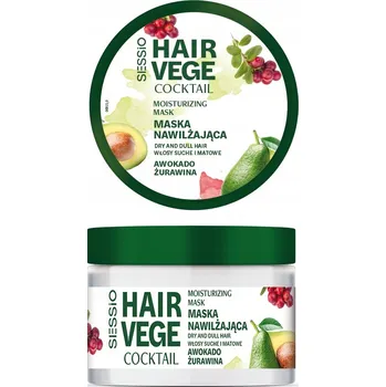 Vlasová regenerace SESSIO VEGE Hydratační maska s avokádem brusinky