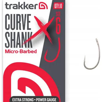 Rybářský háček Háčky s otřepem Trakker Curve Shank XS Hooks Micro Barbed vel.