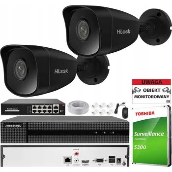 Bezpečnostní kamera MONITOROVACÍ SET 5MPX IP POE: 2 VENKOVNÍ KAMERY + 1TB HDD APLIKACE