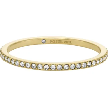 Šperk Fossil Třpytivý pozlacený prsten Ellis Pavé JF04686710 56 mm + 2 měsíce na vrácení zboží