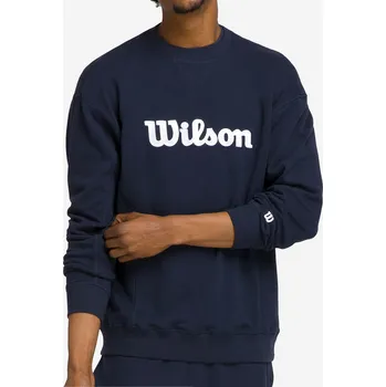 Oblečení a móda WILSON Pánská tenisová mikina Classic 2XL MODRÁ