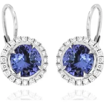 Náušnice Zlatnictví U Kostela Diamantové náušnice s tanzanitem 38961 1320928168