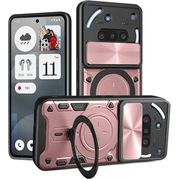 Pouzdro na mobilní telefon Ochranné pouzdro Techsuit CamGuard Pro pro Nothing Phone 3a růžově zlatá