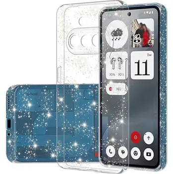 Pouzdro na mobilní telefon Techsuit SparkleSkin Series Nothing Phone (3a) průhledný obal