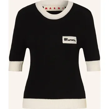 Dámský svetr Marni Dámské Pletené Tričko, černá / krémová, 34