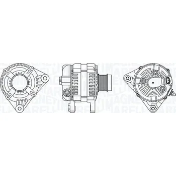 Autoelektrika Generátor MAGNETI MARELLI 063731991010
