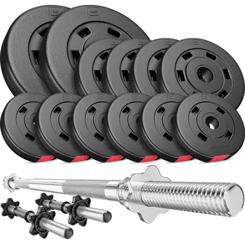 HOP-SPORT Sada cementových závaží Premium 38kg ČERNÁ