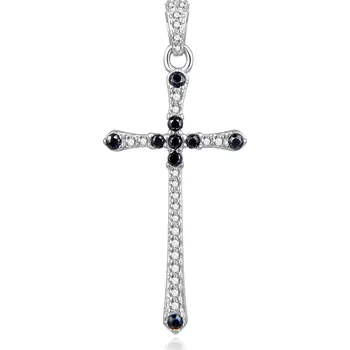 Přívěsek MOISS stříbrný přívěsek KŘÍŽEK P0001241