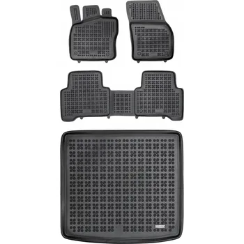 autokoberec Gumová sada autokoberců a rohože Volkswagen Touran III od 2015 spodní podlaha b