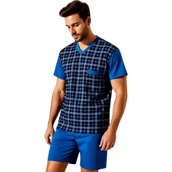 Pánské pyžamo Pánské Pyžamo Krátké FOLTÝN PK 453 Velikost: 3XL