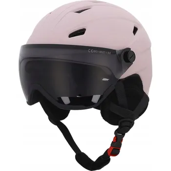 Snowboardová lyžařská přilba s brýlemi 4F, bezpečná zimní vel. L/XL