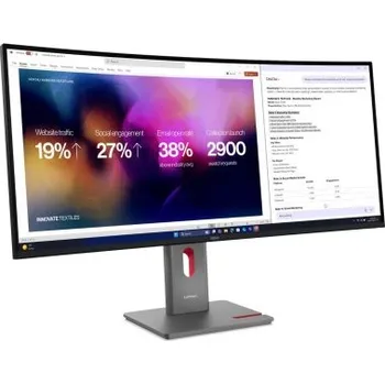 Počítač Lenovo ThinkVision/P40WD-40/39,7"/IPS/wUHD/120Hz/4ms/Černá/3R