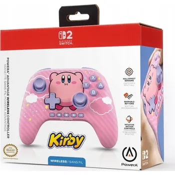 Herní příslušenství PowerA SWITCH2 Bezdrátový ovladač Advantage - Kirby Puff