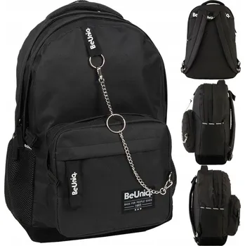 Školní batoh Vícekomorový Školní batoh BeUniq černý, 21 l