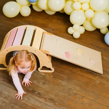 Dětská houpačka Family-scl Montessori balanční houpačka Sway-Přírodní / Gelato