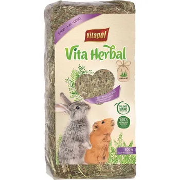 Krmivo pro hlodavce Vitapol seno VitaHerbal pro hlodavce a králíky 800 g