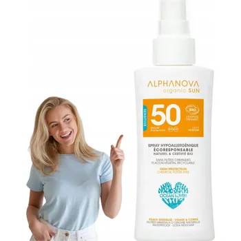 Přípravek na opalování Alphanova Sun Opalovací krém SPF50 Cestovní balení
