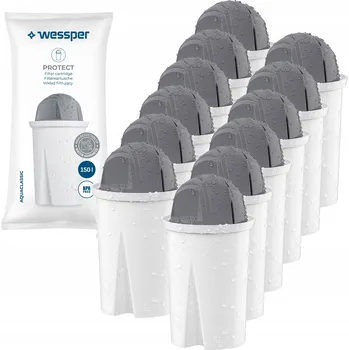 Filtrace vody Filtr na vodu Wessper aquaclassic Protect pro tvrdou vodu do filtrační konvice - 12 ks