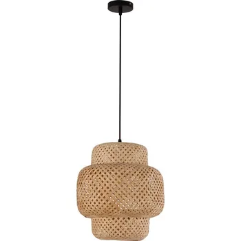 Krabi, závěsné svítidlo, boho styl, 1 žárovka, E27, bambus, prům. 30 cm