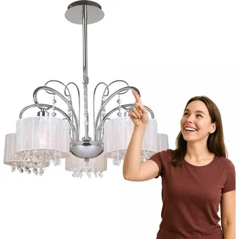 Závěsné svítidlo SPAN lustr ITALUX BÍLÝ MDM1583/5