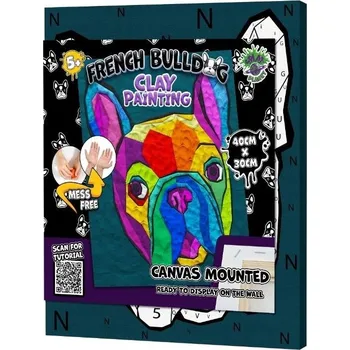 Obraz Sada na modelování z plastelíny - Buldok. Modelovací hmota PLASTELÍNA Hračka