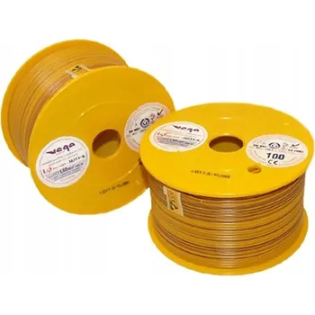 elektrický kabel Kabel LGY/H05V-K 1,50 mm2 100m Žluto-Hnědý
