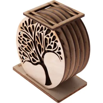 Casa de Engel Dřevěné podtácky - sada 6ks 0/40