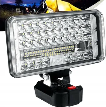 Svítilna LAMPA 18V halogen PRACOVNÍ SVÍTILNA SVĚTLO 59LED 180W 7 PALCŮ