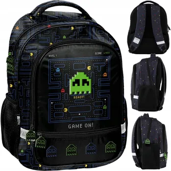 Školní batoh Školní batoh vícekomorový Paso černý, vícebarevný, 18 l