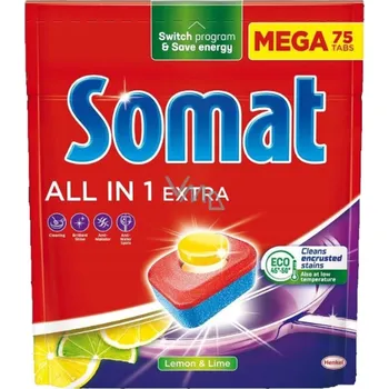 Tablety do myčky Somat All in 1 Extra Lemon 75 5 kusů