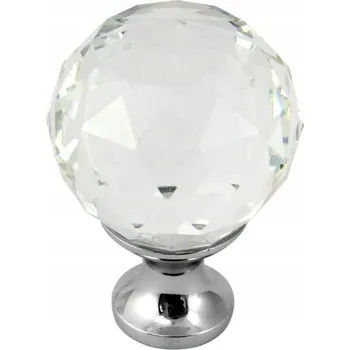 NÁBYTKOVÁ ÚCHYTKA KNOFLÍK CRYSTAL PALACE GTV průměr 30 mm - LUXUSNÍ DESIGN