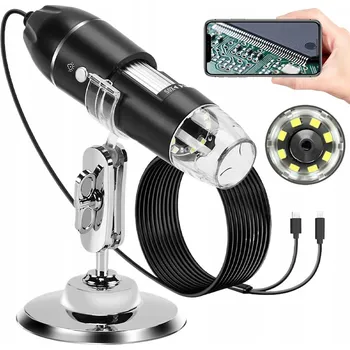 Mikroskop DĚTSKÝ DIGITÁLNÍ MIKROSKOP S KAMEROU 1920X1440 A 8 LED