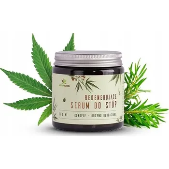 Péče o nohy Regenerační konopné sérum na nohy s CBD a Tea Tree olejem Hemp King