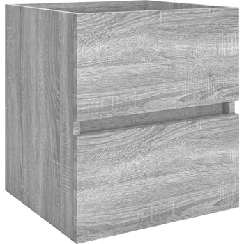 Koupelnový nábytek Závěsná skříňka pod umyvadlo šedá dub sonoma 41 x 38,5 x 45 cm