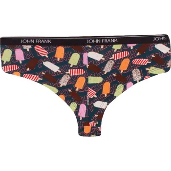 Kalhotky Dámské kalhotky hipster John Frank WJFD-H01 Tm. modrá, L