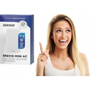 Domovní zvonek Drátový zvonek Orno 0 m 80 dB