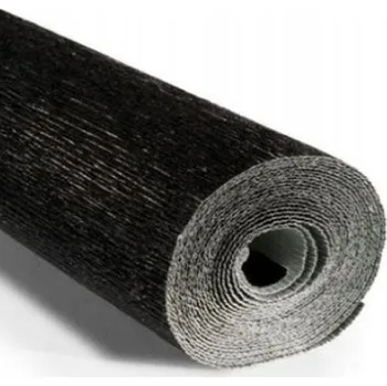 Obraz Krepový papír 50x250cm 180g metalizovaný černý