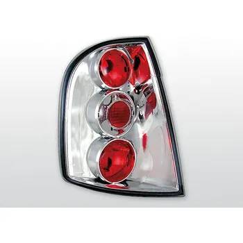 Osvětlení automobilu Zadní světla čirá, Škoda Fabia I, 1999->2004, CHROME (53.LTSK09)