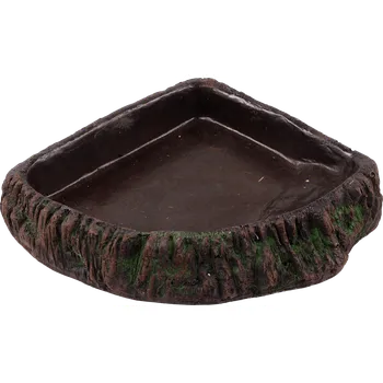 Teraristika Miska Repti Planet terarijní rohová tmavá 18,5×19×4cm