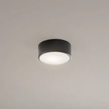 TEMAR LIGHTING Stropní světlo Cleo 200, bílé, senzor, IP20, Ø 20 cm, E27 bílá 1 x 24 W - Doprava zdarma