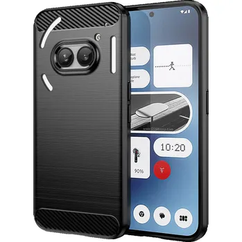 Pouzdro na mobilní telefon Techsuit Karbon Silikon Nothing Phone (2a) (2a) Plus Černý