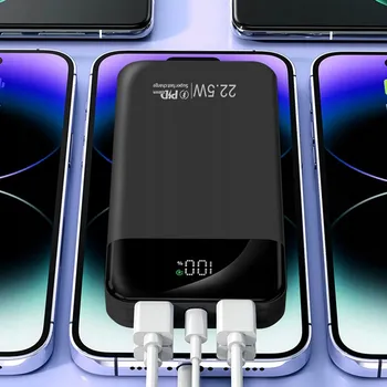 Powerbanka RYCHLÁ A BEZPEČNÁ POWERBANKA 30000 mAh 22.5W PD USB C - NABÍJEJTE VÍCE ZAŘÍZENÍ