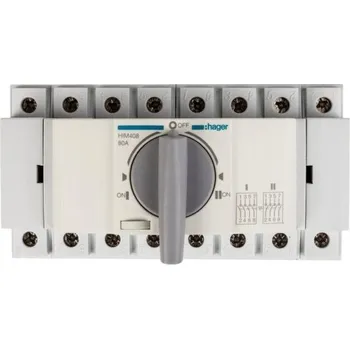 Jistič Jistič Hager 4-pólový 80 A 8 modulů IP20
