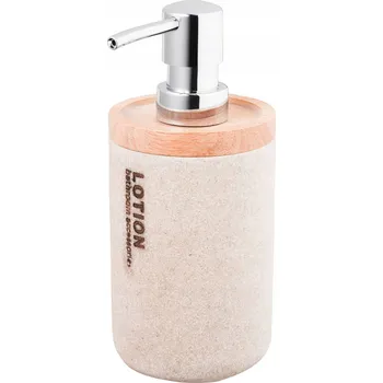 Dávkovač mýdla Ruční dávkovač mýdla stojací Bisk 200 ml béžový