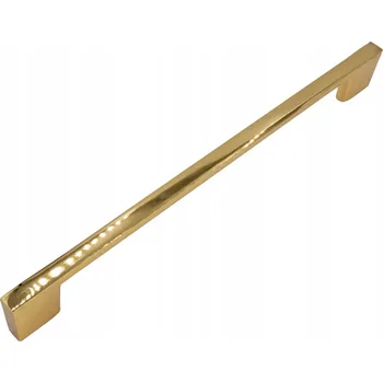 Nábytková úchytka zlatý chrom 224 mm kovová úchytka na skříňku zásuvky pro nábytek