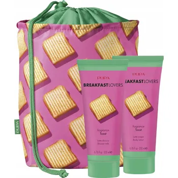 Kosmetická sada PUPA Breakfast Lovers Toast DÁRKOVÁ SADA balzám + sprchové mléko